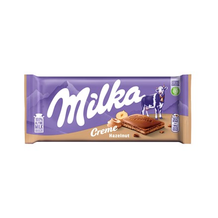 Milka čokoláda Hazelnut créme