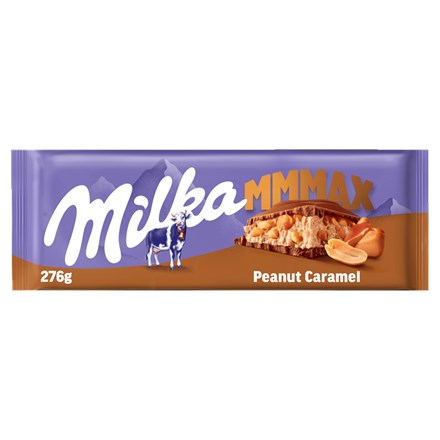 Milka Mmmax Čokoláda Peanut Caramel 276 g