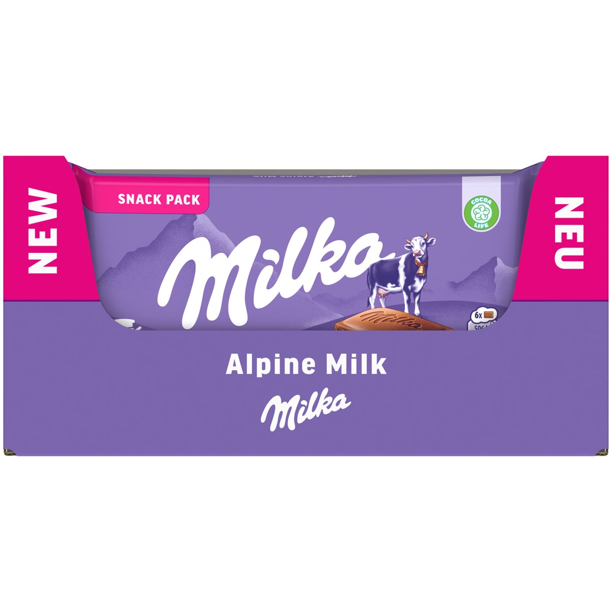 Milka mléčná 19 x 45 g