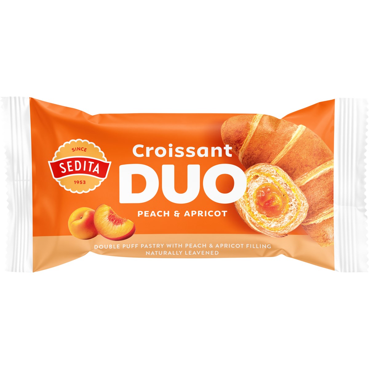 Sedita Croissant Duo broskev - meruňka