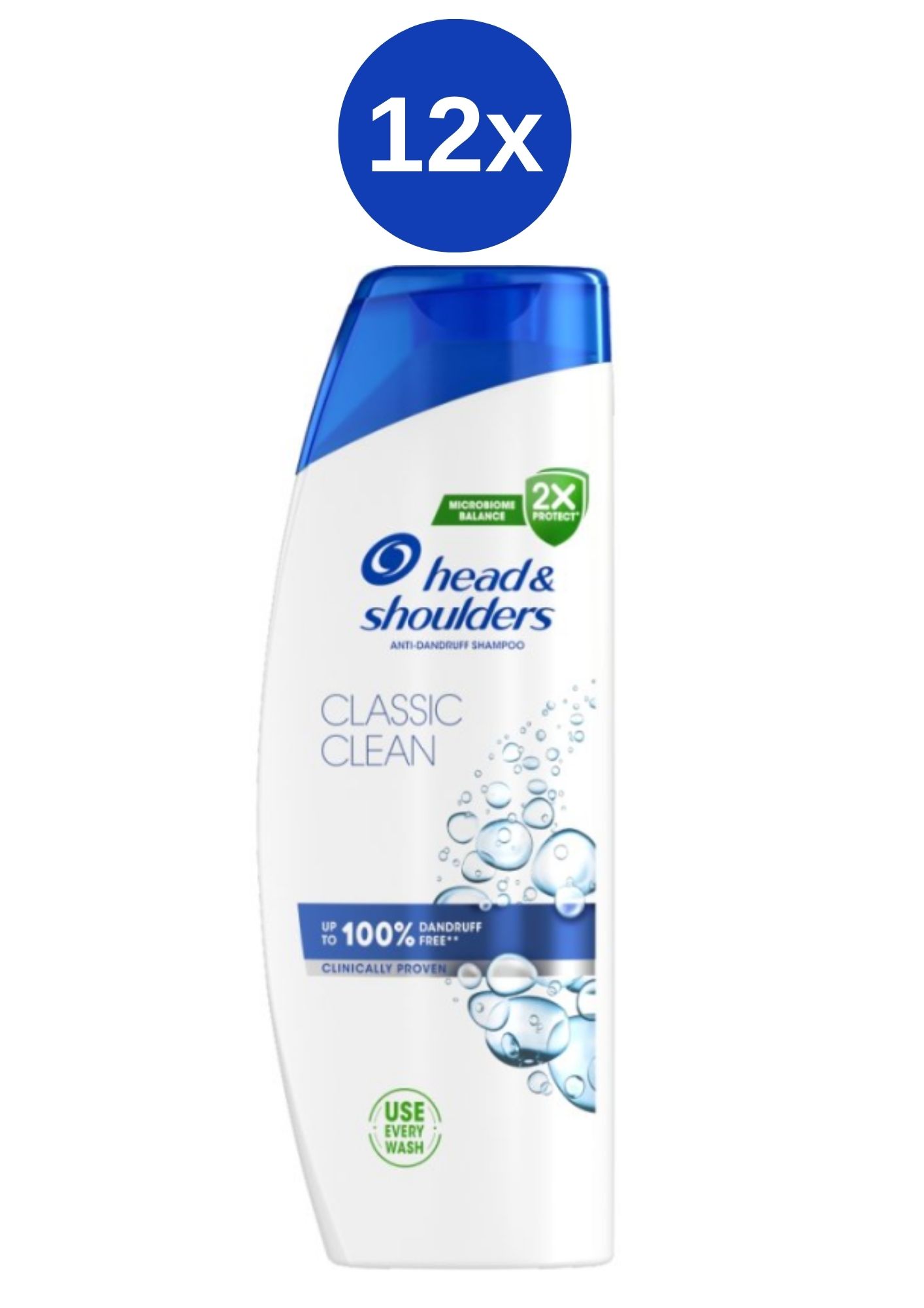 Levně H&S šampon Classic Clean 12x400ml