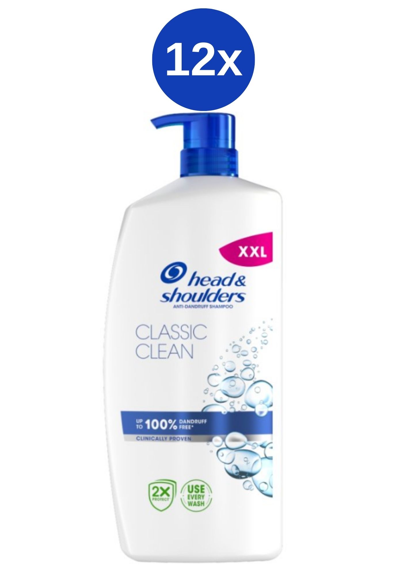 Levně Head & Shoulders 12x800ml Classic Clean dávkovač