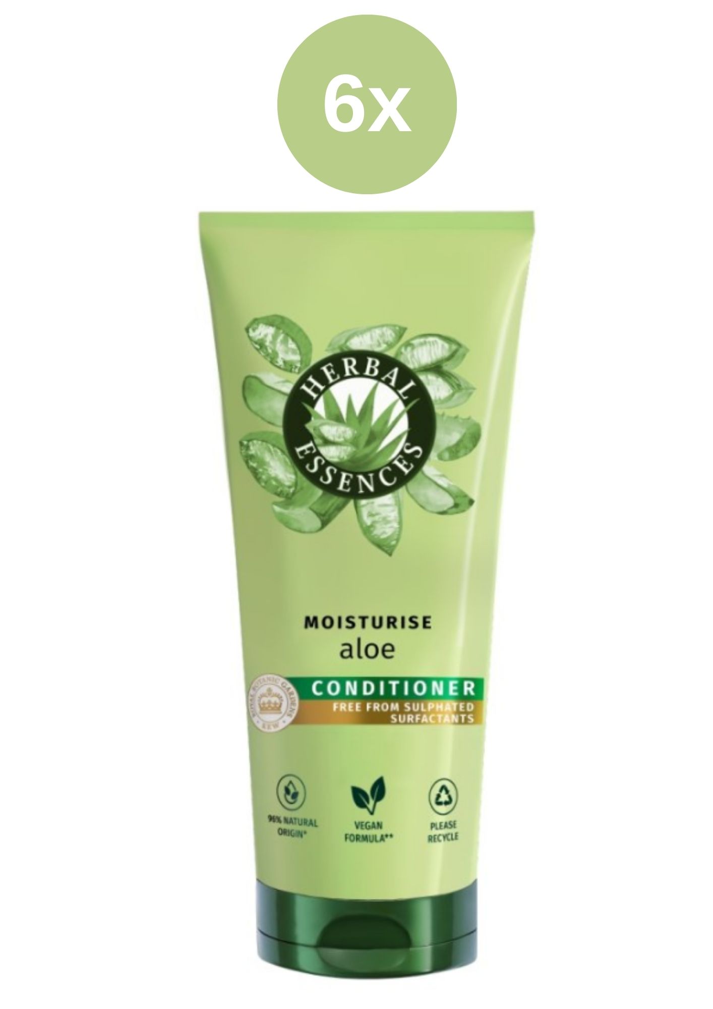 Levně Herbal Essences kondicionér 96% Natural origin Aloe 6x250ml
