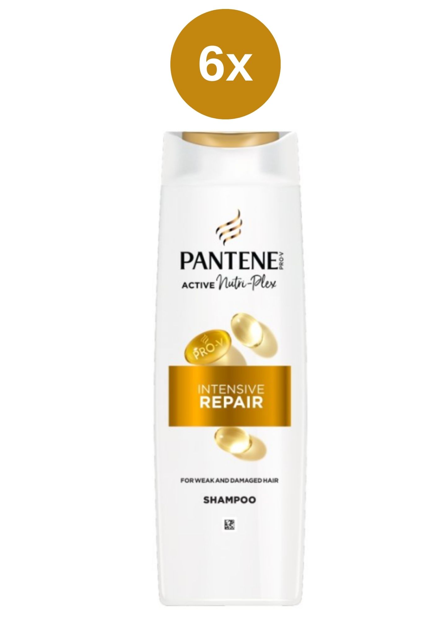 Levně Pantene Pro-V Intensive Repair Shampoo s antioxidanty pro poškozené vlasy,3in1 6x360 ML
