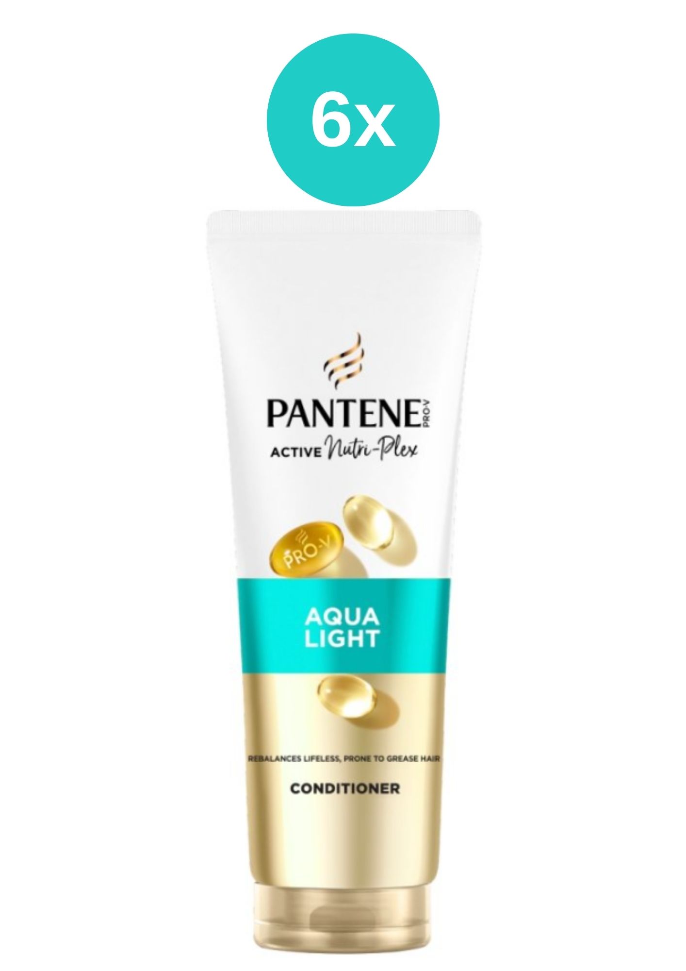 Levně Pantene kondicionér Aqua Light tuba 6x275ml