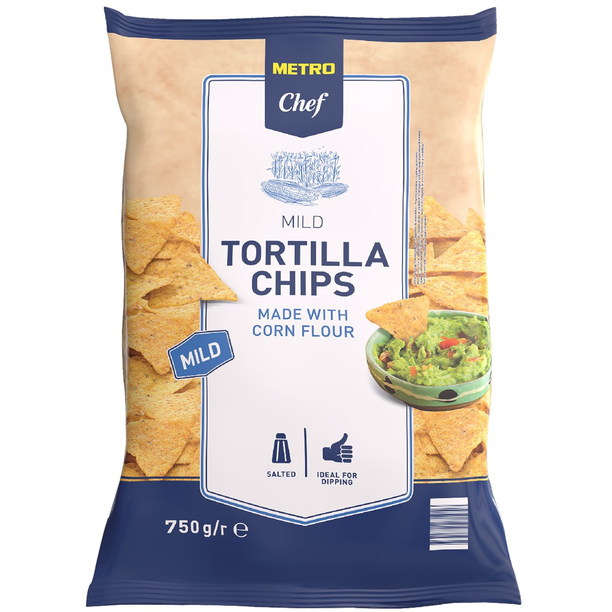 METRO Chef Tortilla Chips Mild 750 g