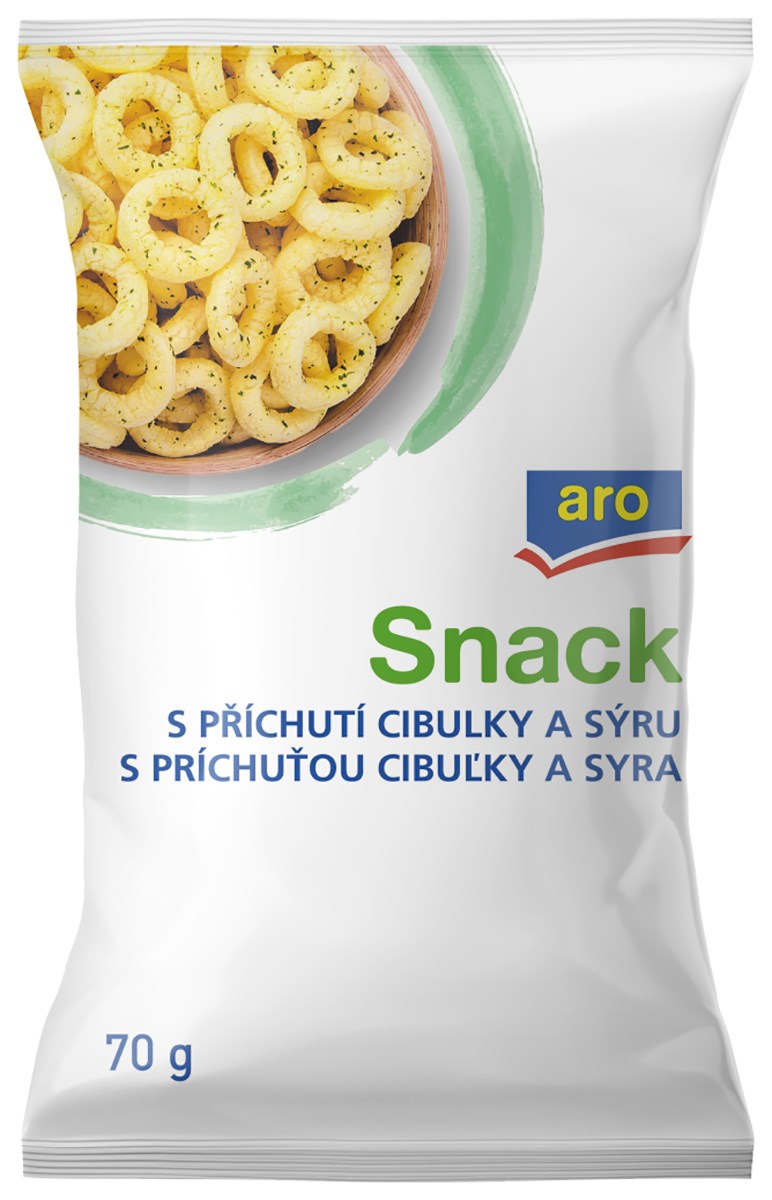 aro Snack cibule sýr 12 x 70 g