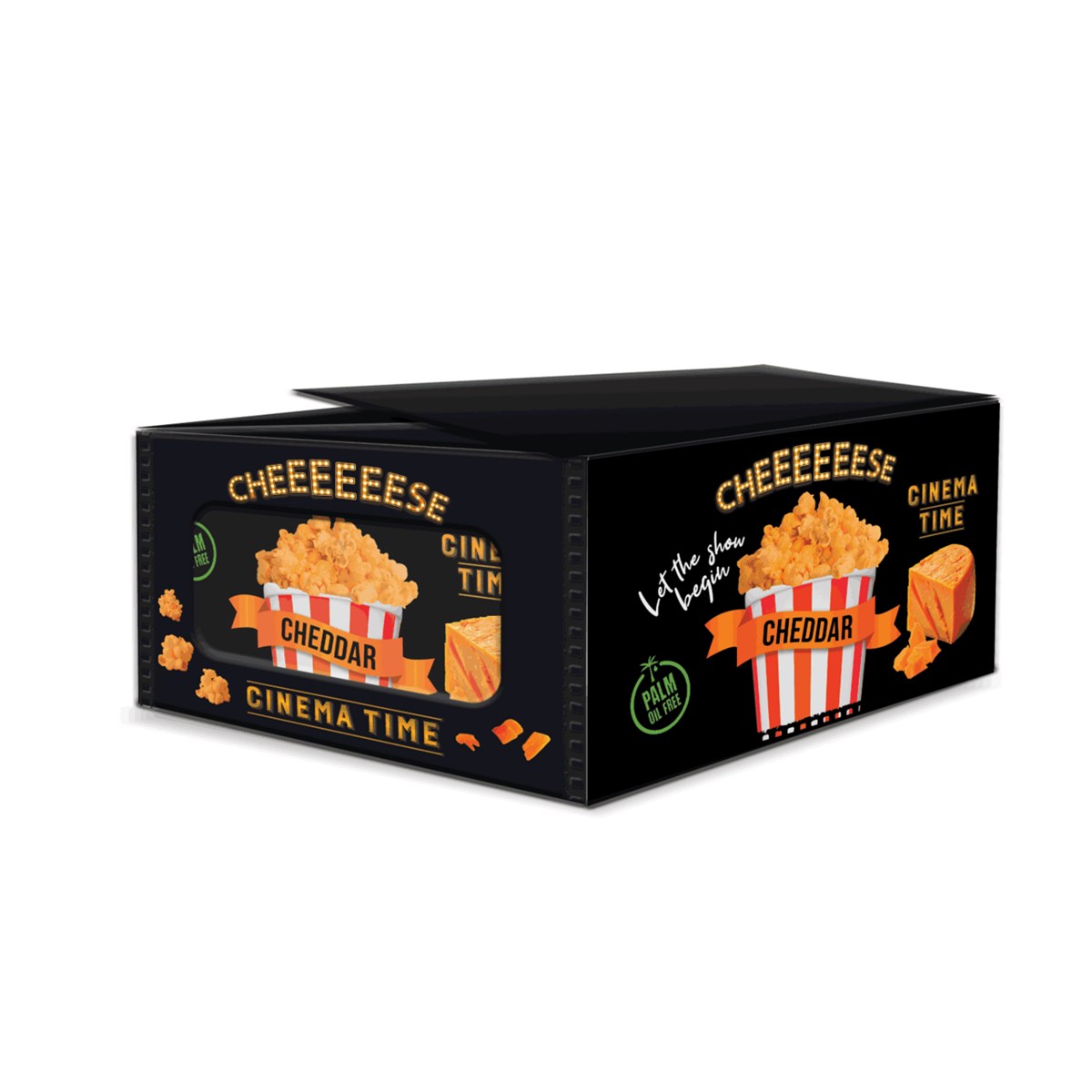 CINEMA TIME Popcorn Cheese 12 x 90 g