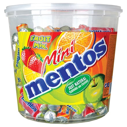 mentos Mini Fruit bonbóny 120 x 10,5 g