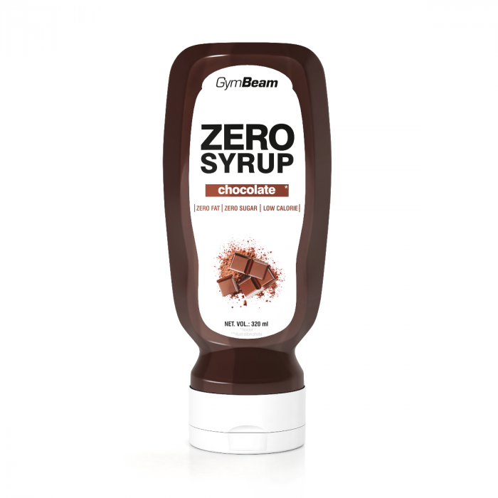 GymBeam Zero Syrup 320 ml - čokoláda
