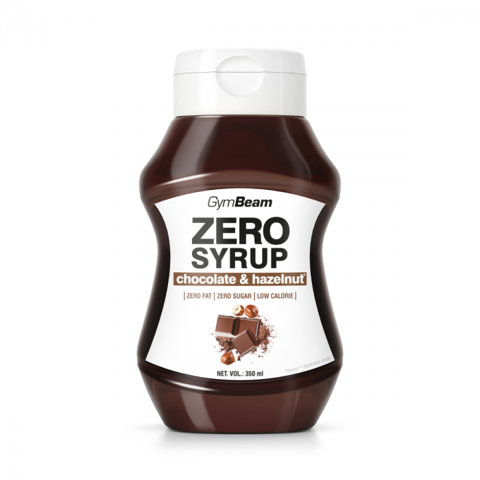 ZERO SIRUP čokoláda a lískový oříšek - GymBeam, 350 ml