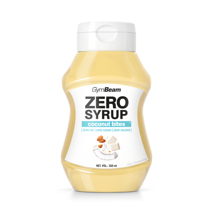 GymBeam Zero Syrup 350 ml - coconut bites