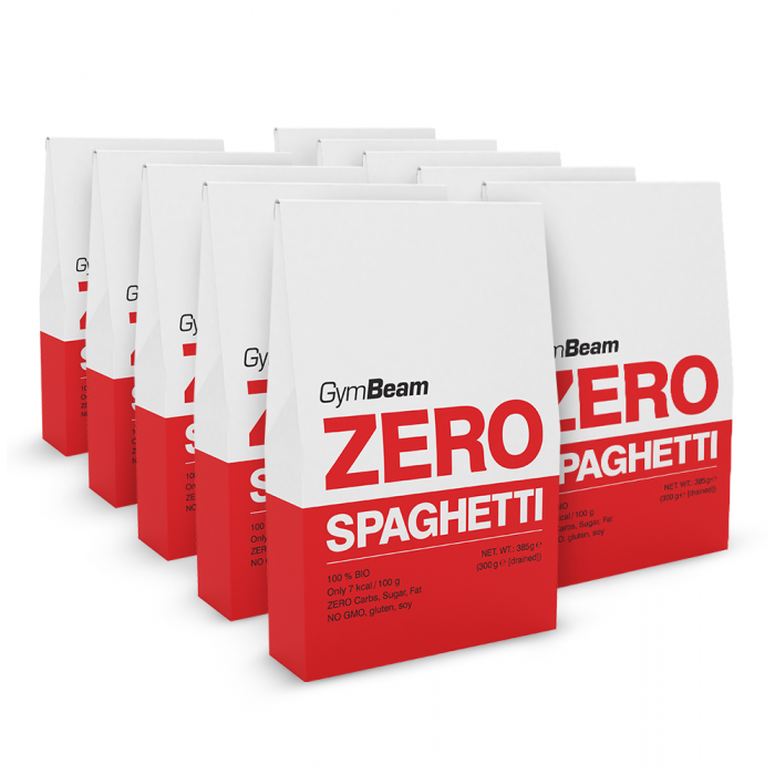 Levně BIO Zero Spaghetti 10x385 g – GymBeam