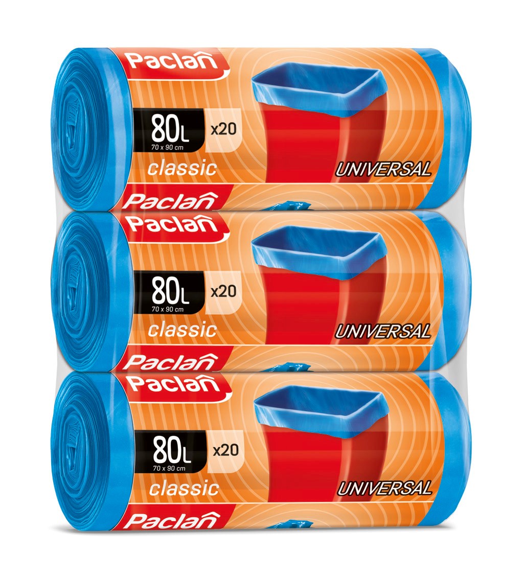 Paclan Standard Pytle na odpad 80 l 3 x 20 ks