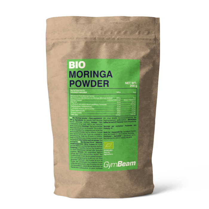 GymBeam BIO Moringa prášek, 200 g