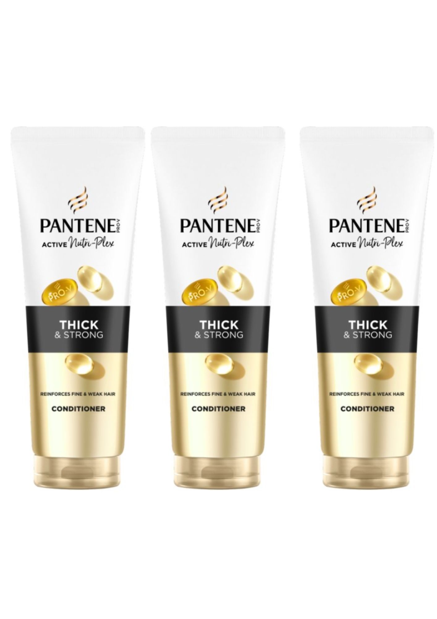 Levně Pantene kondicionér Thick&Strong 3x275ml