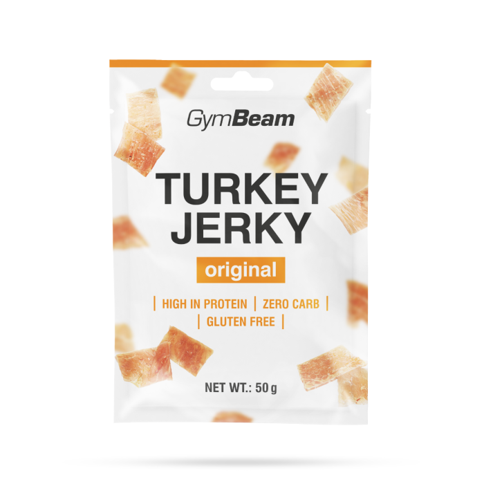 Sušené maso Turkey Jerky - GymBeam 50 g