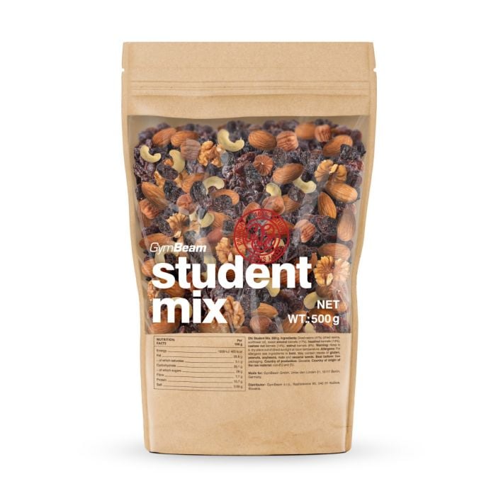 Levně Studentský mix - GymBeam 500 g