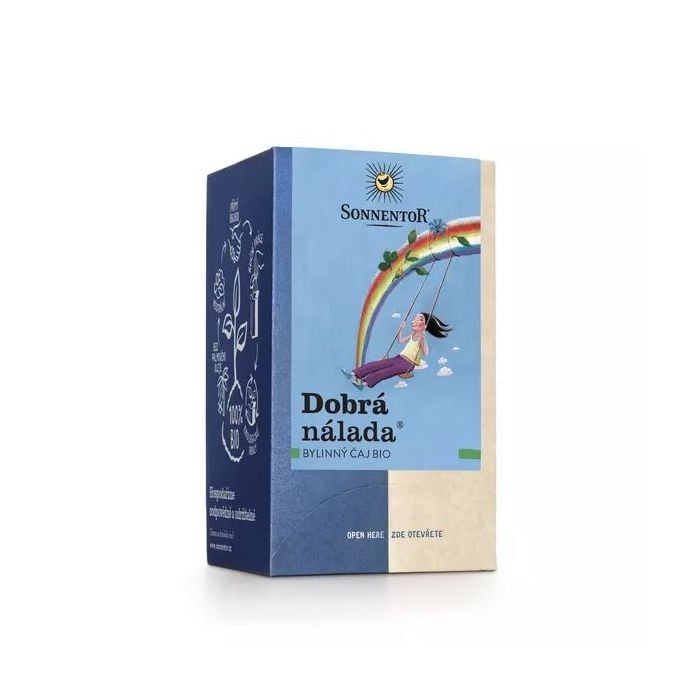 Bylinný čaj Sonnentor - Dobrá nálada, bio, 18 x 1,5 g