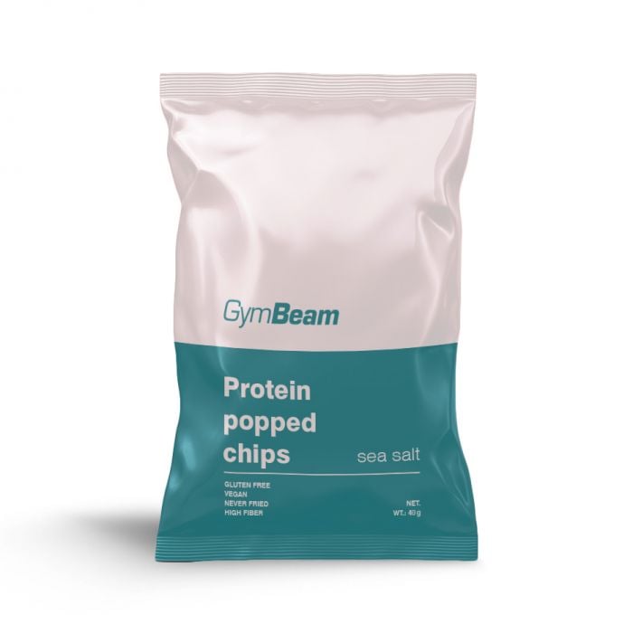 GymBeam Proteinové čipsy mořská sůl 40 g