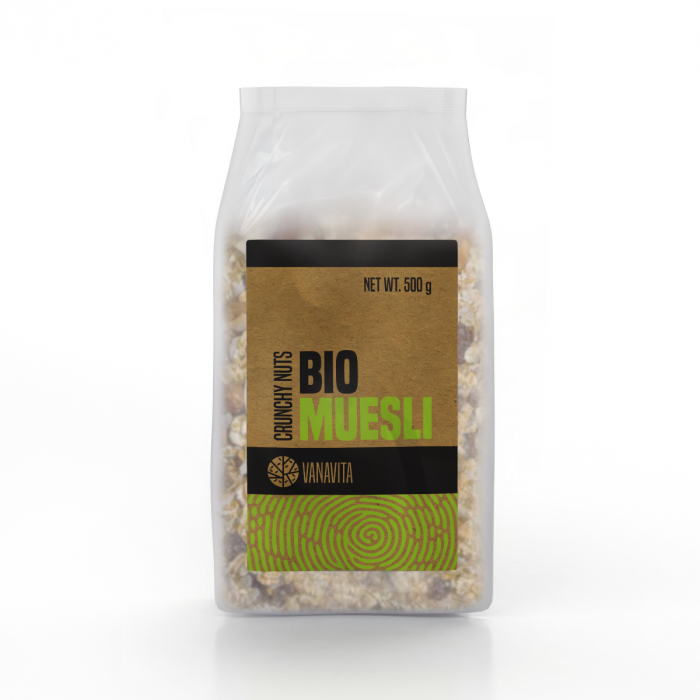 Levně VanaVita BIO Musli 500 g křupavé ovoce a semínka