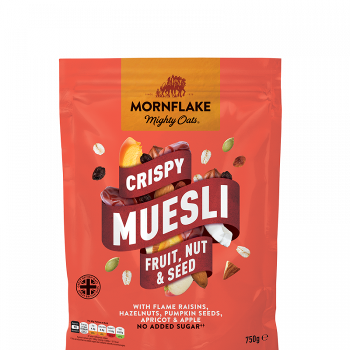 Mornflake Crispy Muesli Fruit, Nut & Seed 750 g