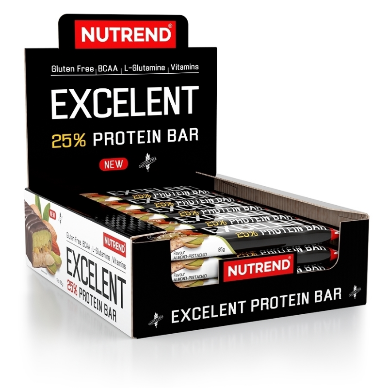 Proteinová tyčinka Excelent 85 g - Nutrend (obrázek 10)