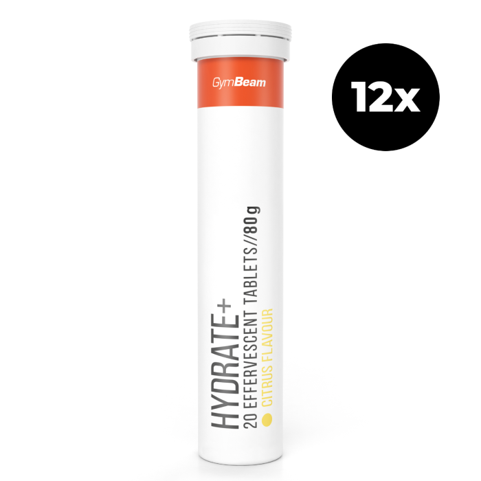 Levně Hydrate šumivý - GymBeam 12x (20 tab.80 g)