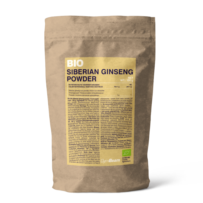 BIO prášek ze sibiřského ženšenu - GymBeam