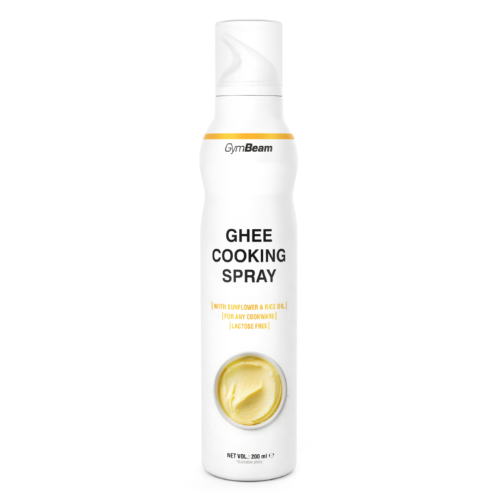 Ghee sprej na vaření - GymBeam 200ml