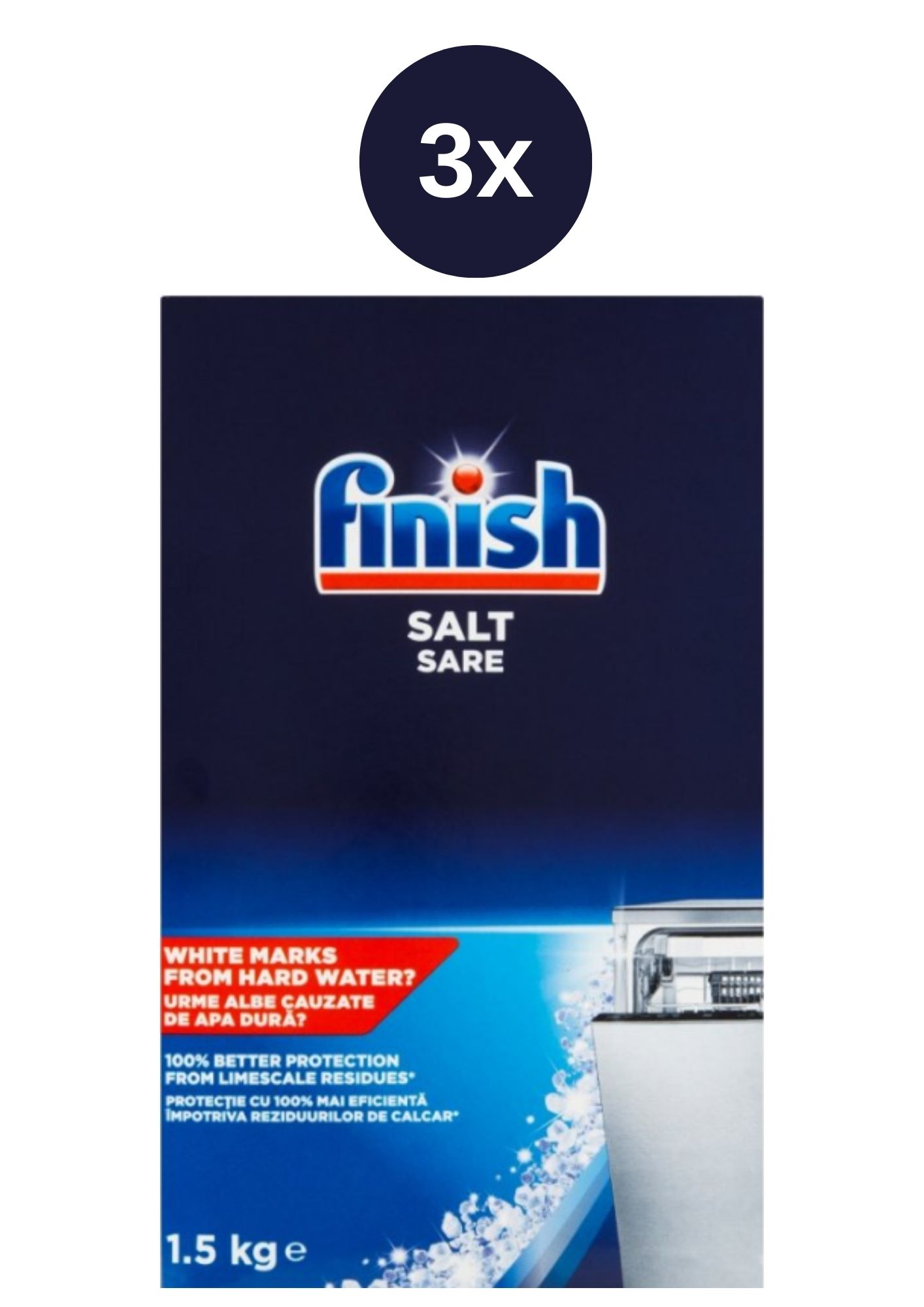 Levně Finish sůl 3x1.5kg