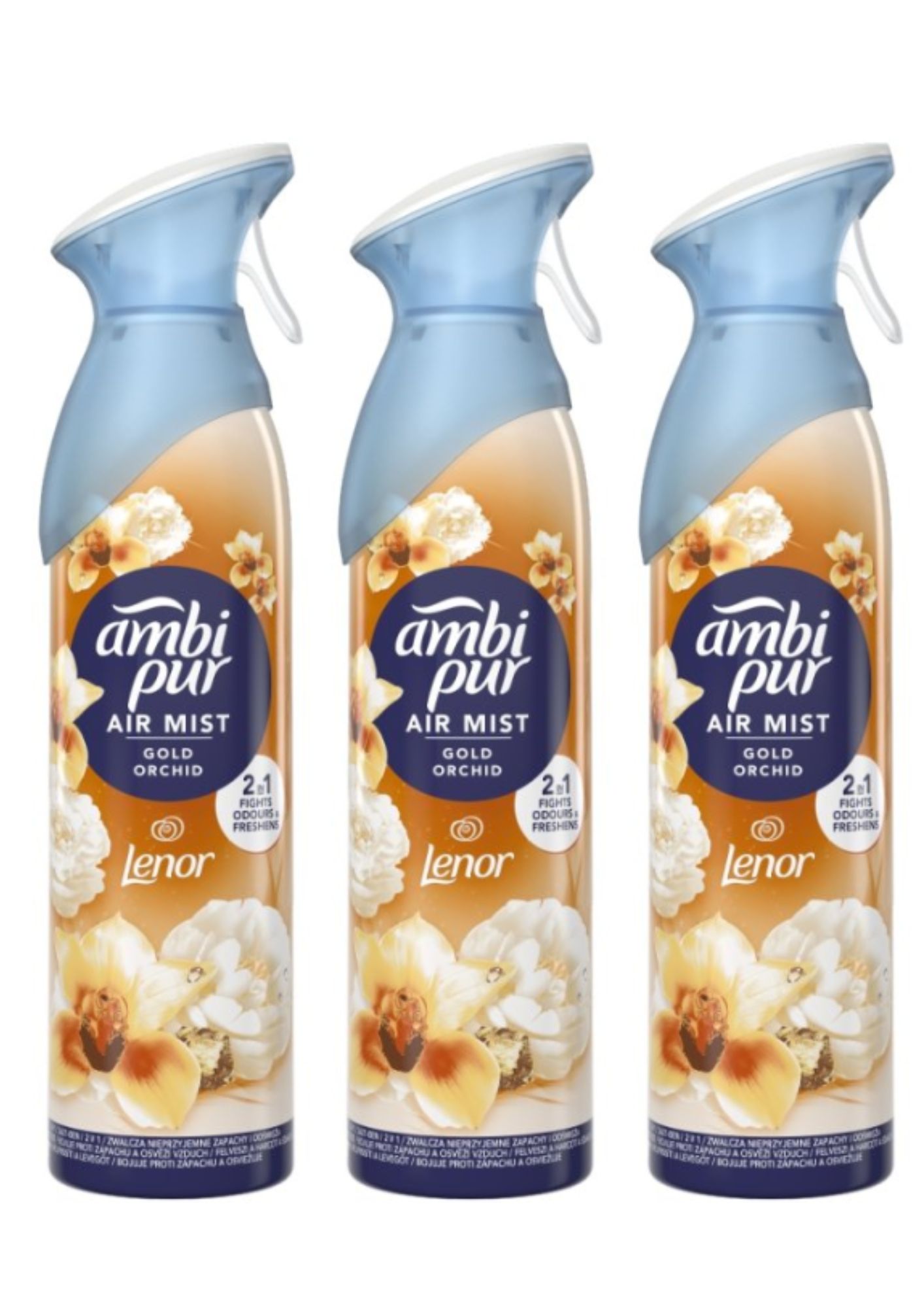 Levně osvěžovač vzduchu Ambi Pur 3x185ml MR - Oro e Fiori Di Vaniglia