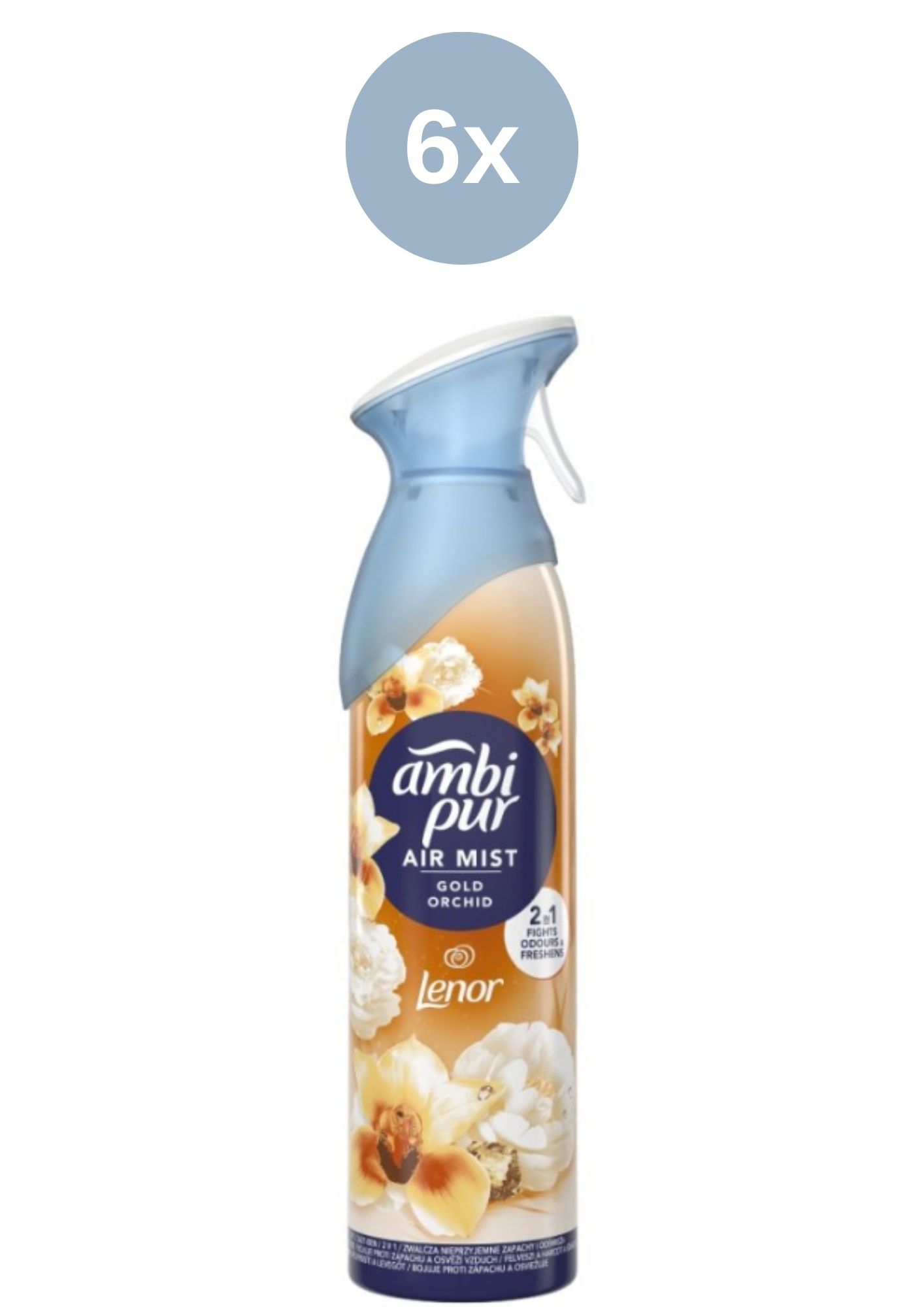 Levně osvěžovač vzduchu Ambi Pur 6x185ml MR - Oro e Fiori Di Vaniglia