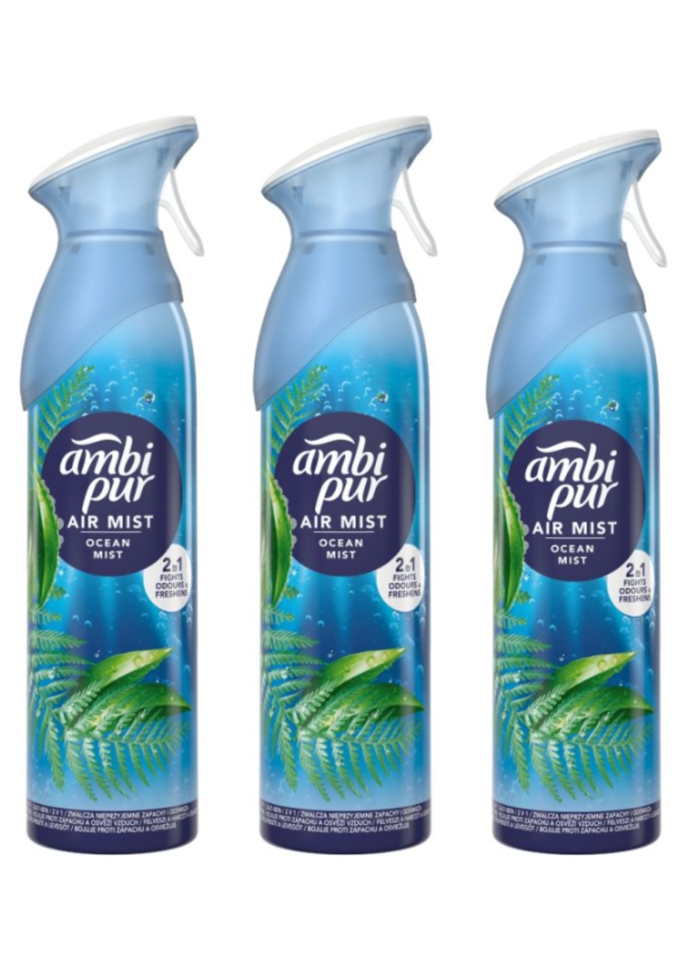 Levně AmbiPur Spray 3x185ml Ocean Mist