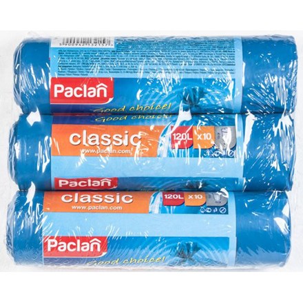 Paclan Classic Pytle na odpad silné 120 l 3 x 10 ks