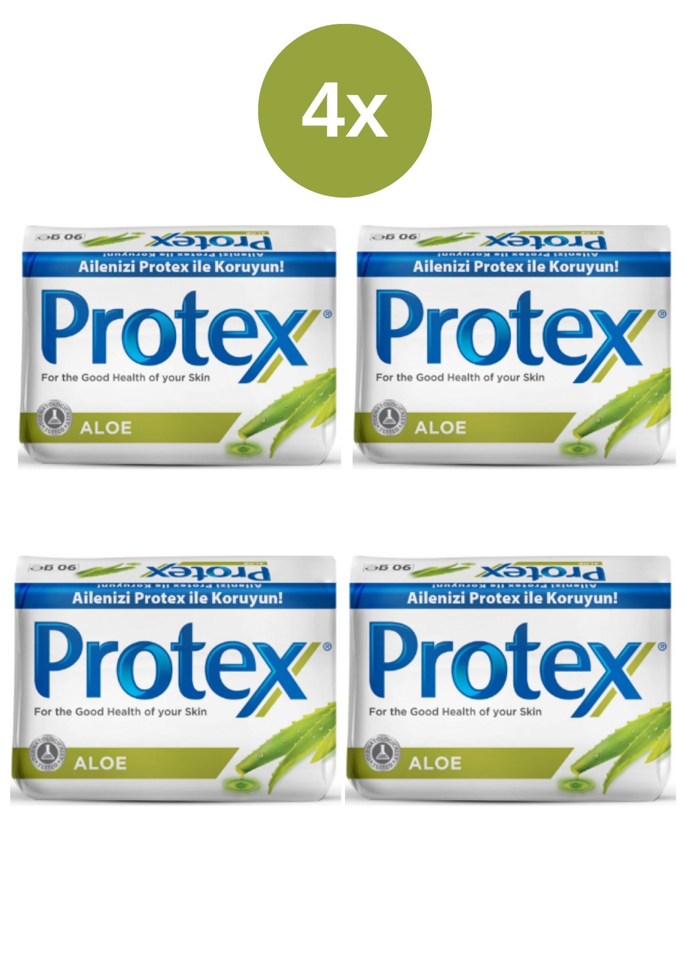 Protex mýdlo Aloe 4x90 g