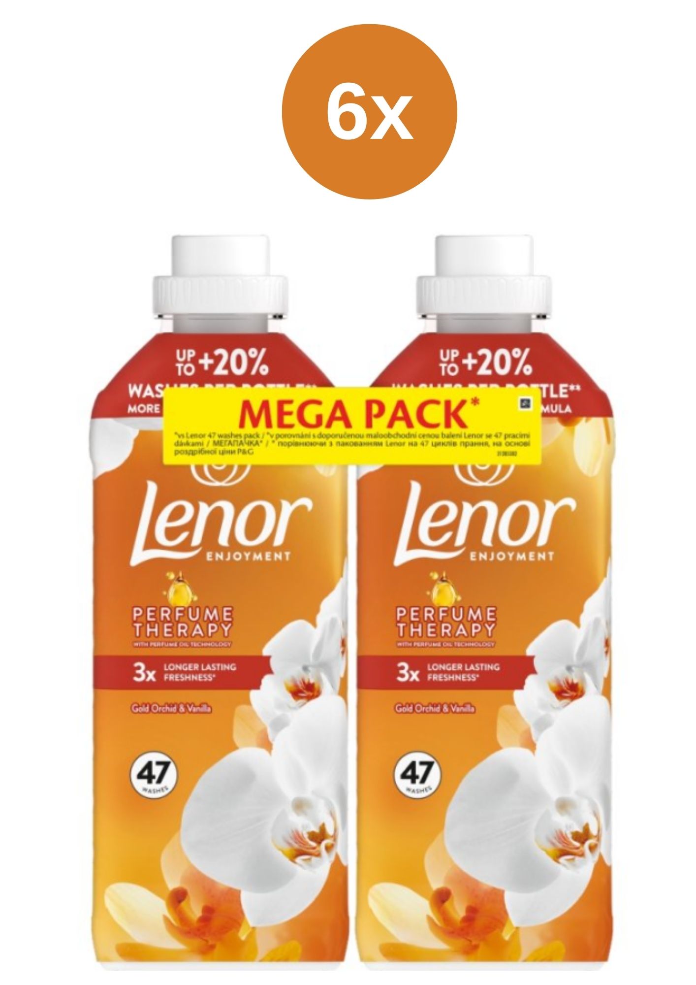 Levně Lenor aviváž Gold Orchid & Vanilla duopack 6x(2x987ml)94PD