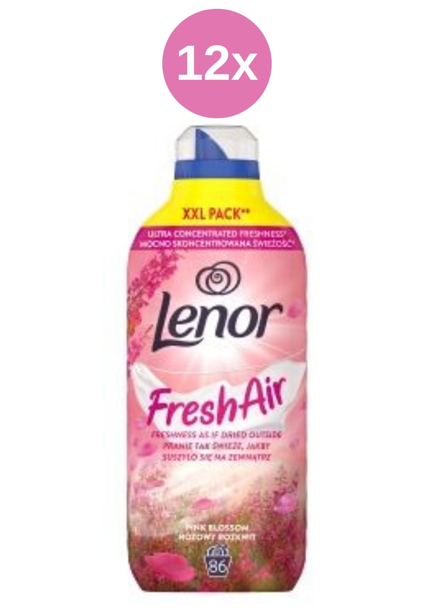 Levně Lenor avi 86PD FreshA PinkBlos 12x1204ml