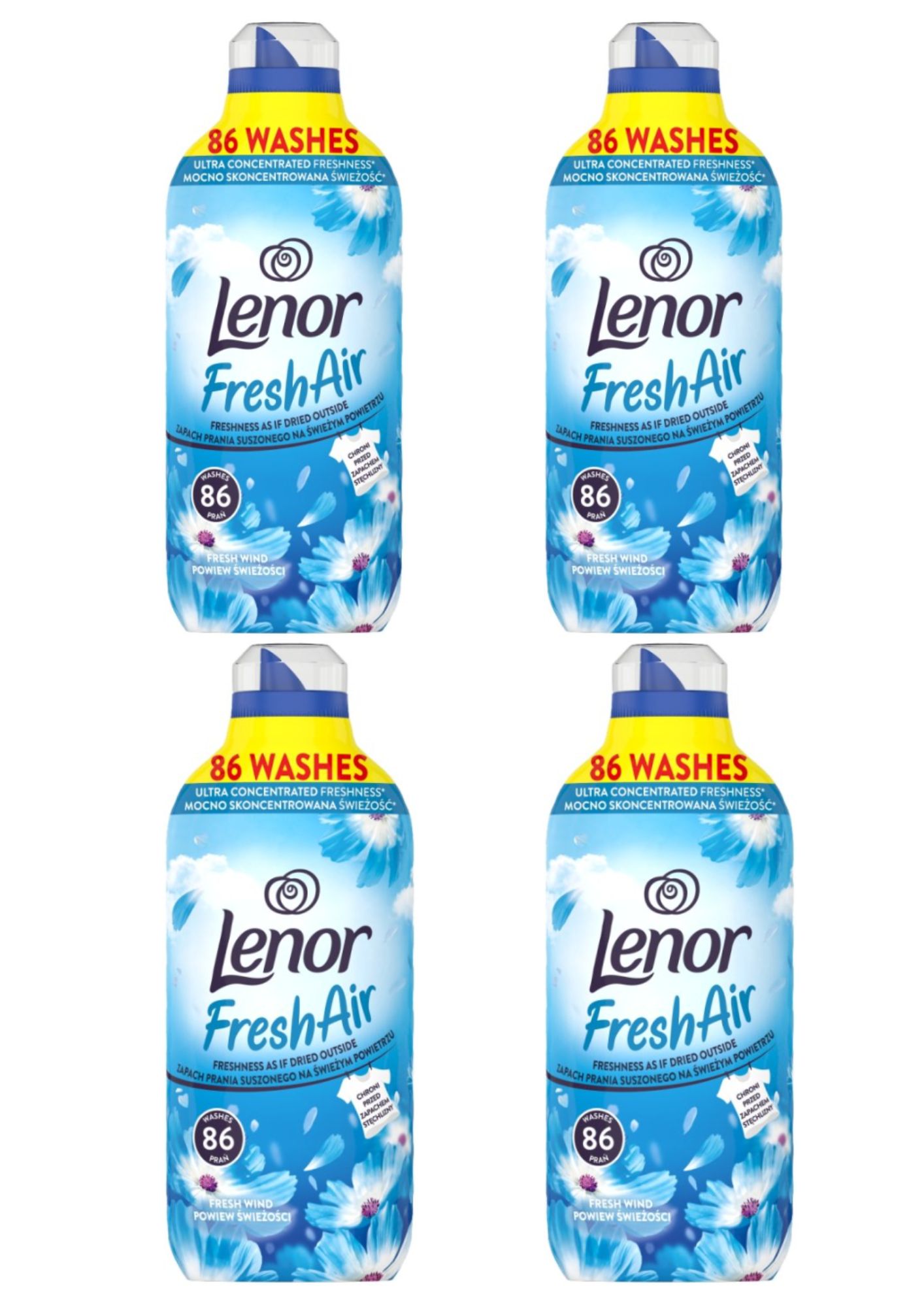Levně Lenor avi 86PD FreshA Wind 4x1204ml