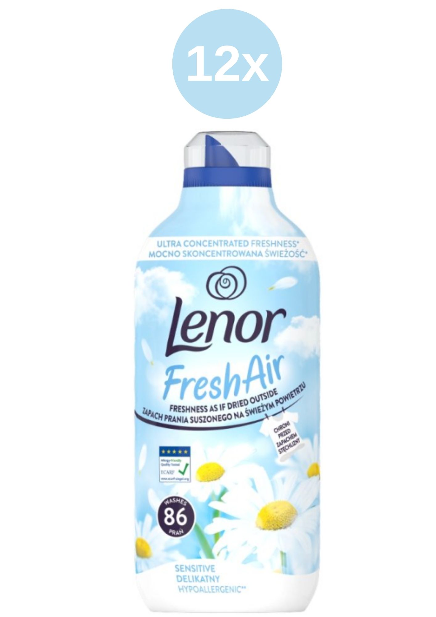 Levně Lenor avi 86PD FreshA Sensitive 12x1204ml