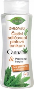 Levně BIO BIONE CANNABIS Zvláčňující čistící odličovací pleťové tonikum 255 ml