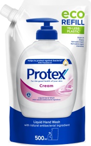 Levně Protex Cream tekuté mýdlo na ruce náhradní náplň 500 ml