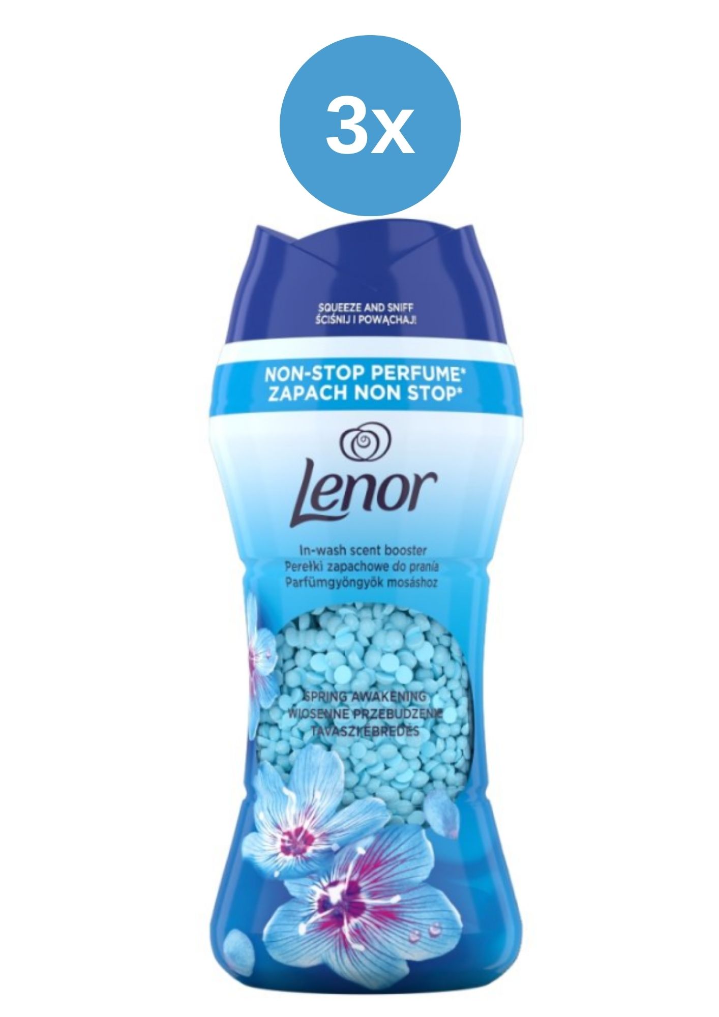 Levně Lenor perličky Spring Awakening 3x195g/15PD