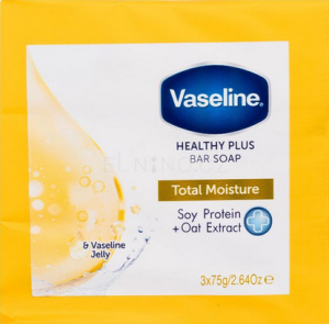 Levně Vaseline mýdlo Total Moisture, 3x 75 g