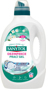 Levně Sanytol dezinfekční prací gel Bílé květy, 2,65 l