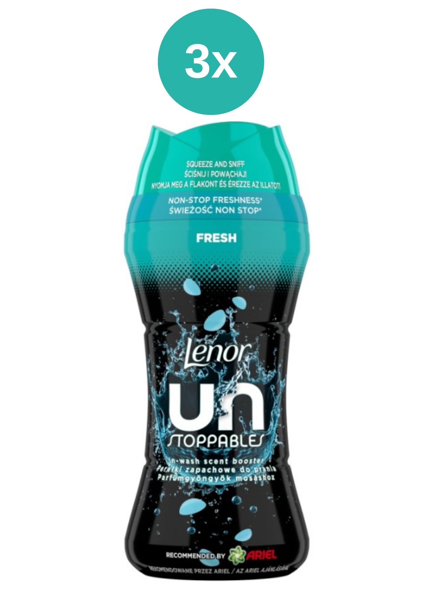 Lenor Unstoppables perličky Fresh 3x195g/15PD