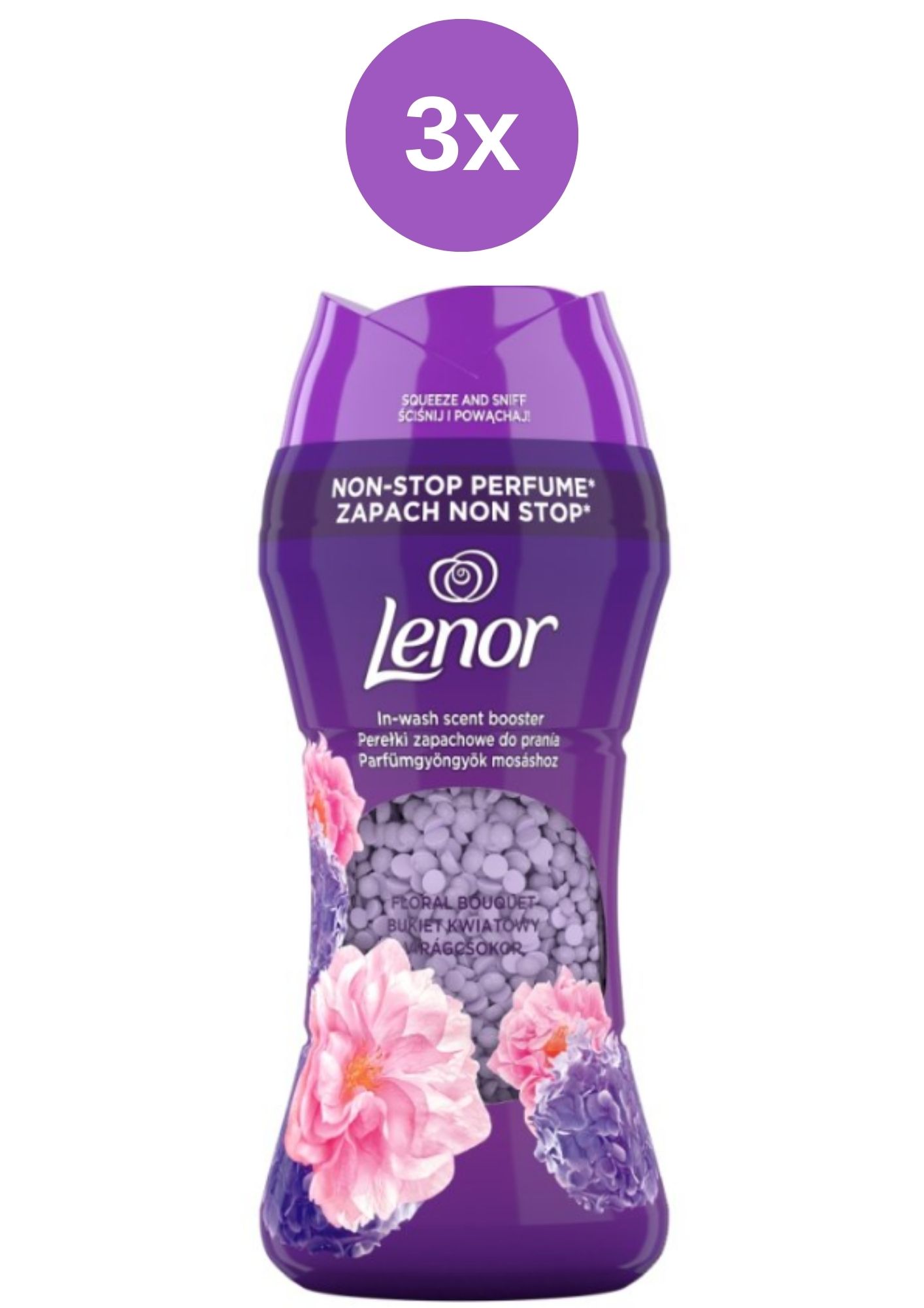 Lenor perličky Amethyst Flower 3x195g/15PD