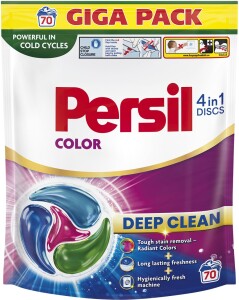 Levně Persil Color 4v1 Deep Clean prací kapsle 70 PD