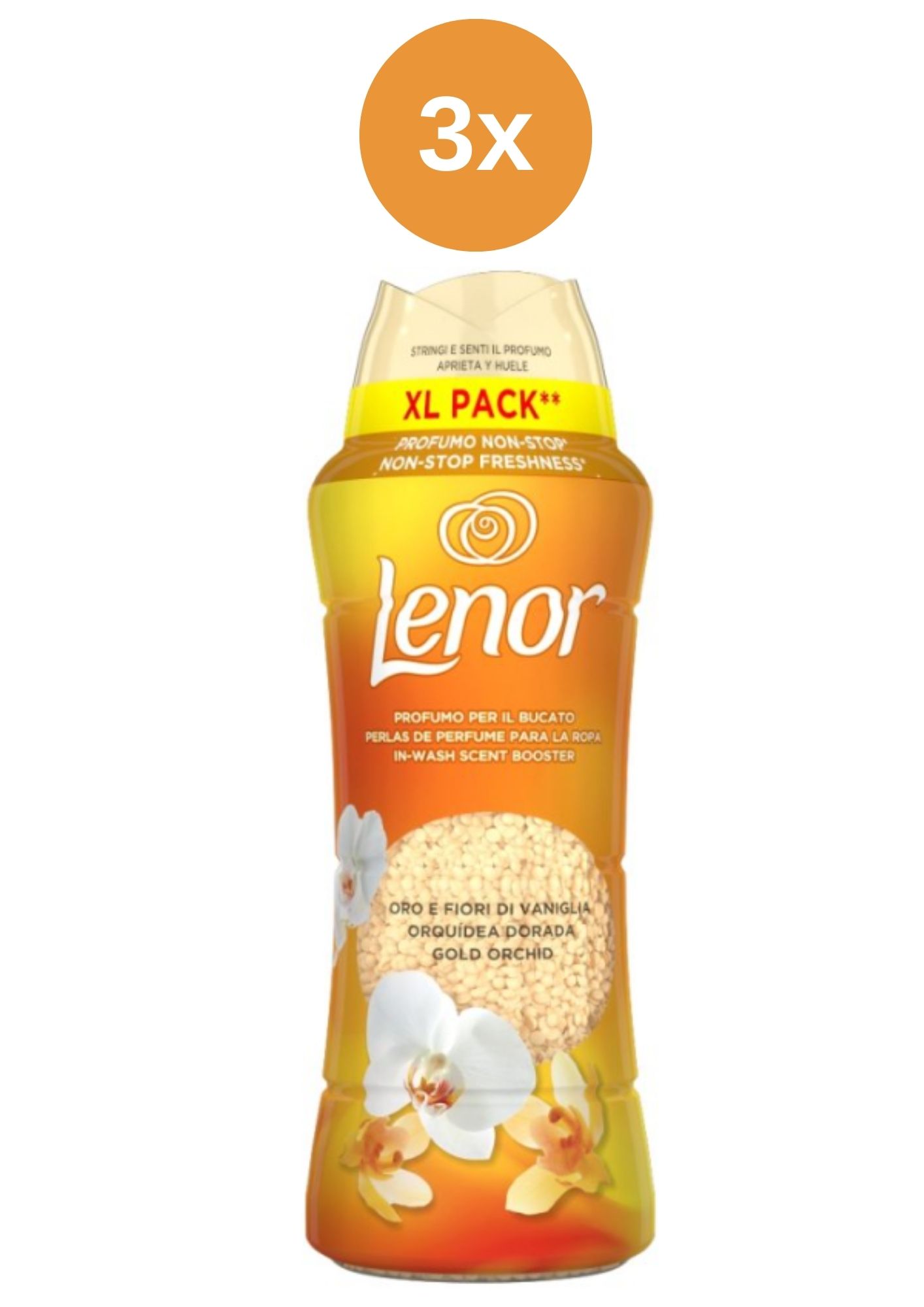 Levně Lenor perličky Gold Orchid 3x495g/40PD