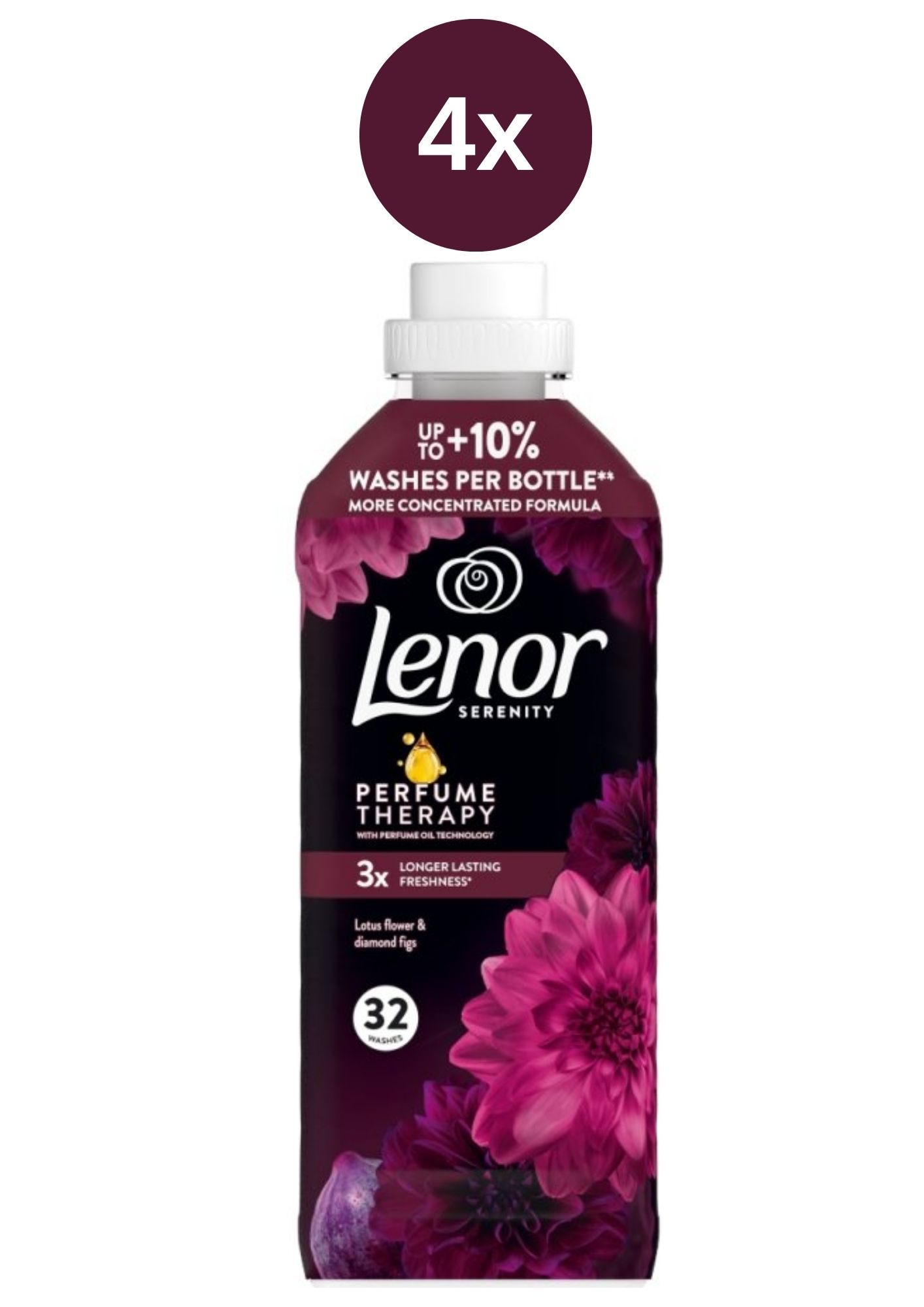 Lenor aviváž Diamond & Lotus Flower 4x675ml/32PD